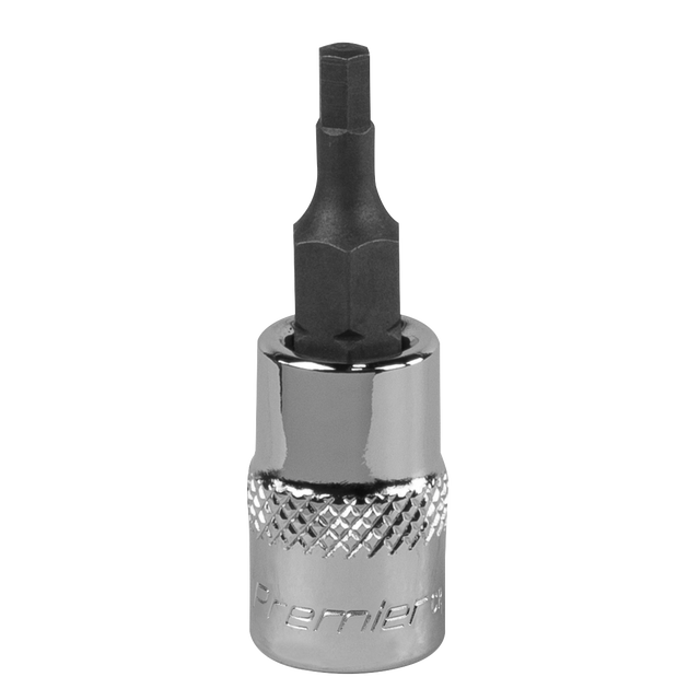 Sealey SBH001 Premier Hex Socket Bit 1/4"Sq Drive 3mm