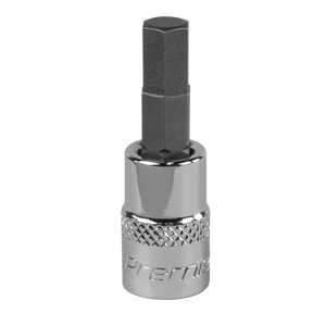 Sealey SBH004 Premier Hex Socket Bit 1/4"Sq Drive 6mm