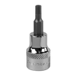 Sealey SBH007 Premier Hex Socket Bit 3/8"Sq Drive 4mm
