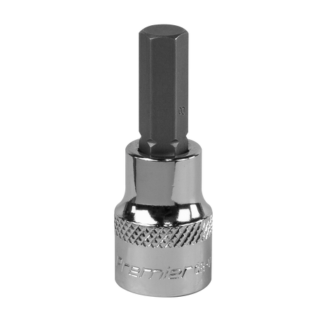 Sealey SBH011 Premier Hex Socket Bit 3/8"Sq Drive 8mm
