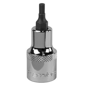 Sealey SBH016 Premier Hex Socket Bit 1/2"Sq Drive 4mm