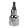 Sealey SBH018 Premier Hex Socket Bit 1/2"Sq Drive 6mm
