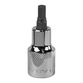 Sealey SBH018 Premier Hex Socket Bit 1/2"Sq Drive 6mm