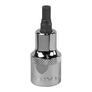 Sealey SBH018 Premier Hex Socket Bit 1/2"Sq Drive 6mm