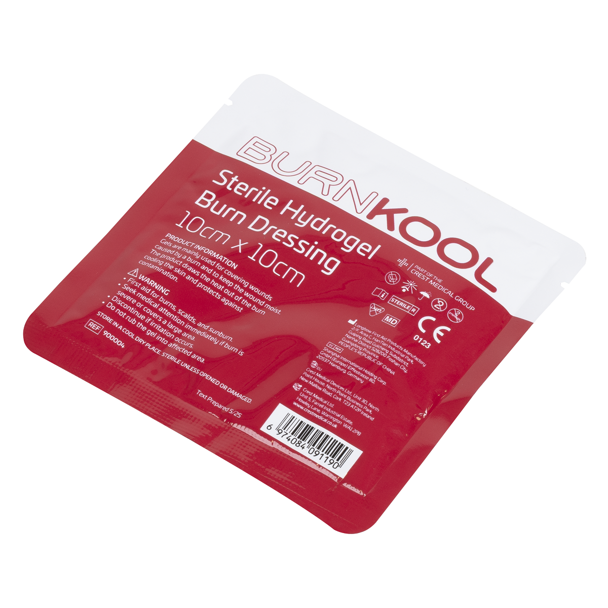 Sealey SBK10 Burn Relief Dressing 100 x 100mm - additional view 5