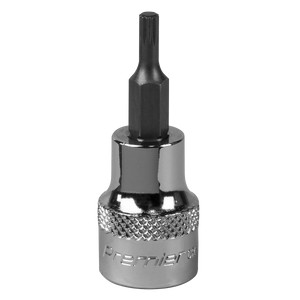 Sealey SBS001 Premier Spline Socket Bit 3/8"Sq Drive M3
