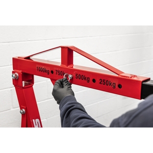 Sealey SC10 KD Type Folding Engine Crane 1 Tonne - additional view 12
