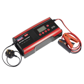 Sealey SCBC15 12/24V Compact Smart Battery Charger & Maintainer 15A
