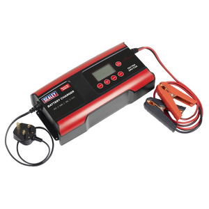 Sealey SCBC15 12/24V Compact Smart Battery Charger & Maintainer 15A