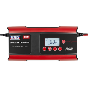 Sealey SCBC25 12/24V Compact Smart Battery Charger and Maintainer 25A - additional view 3