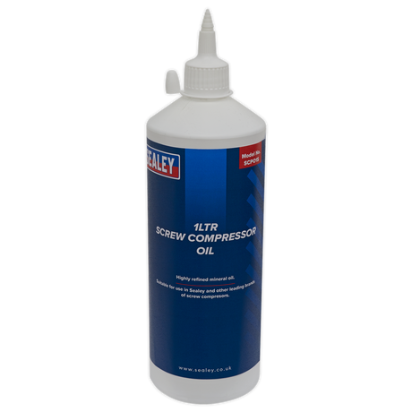 Sealey SCPO1S Screw Compressor Oil 1L - additional view 2