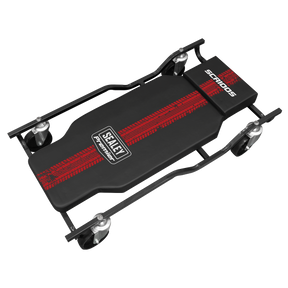 Sealey SCR100S Steel Creeper with 4 Rough Ground Wheels