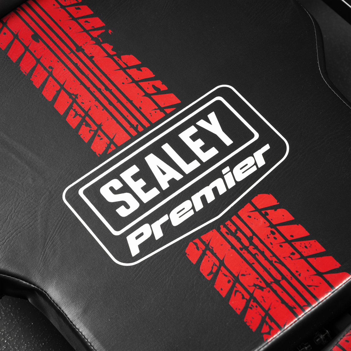 Sealey SCR101S Steel Creeper with 4 Rough Ground 5" Wheels & Adjustable Back/Headrest - additional view 6