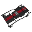 Sealey SCR101S Steel Creeper with 4 Rough Ground 5" Wheels & Adjustable Back/Headrest
