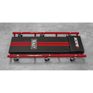 Sealey SCR75 36" Deluxe American-Style Creeper with Steel Frame & 6 Wheels - Red - additional view 8