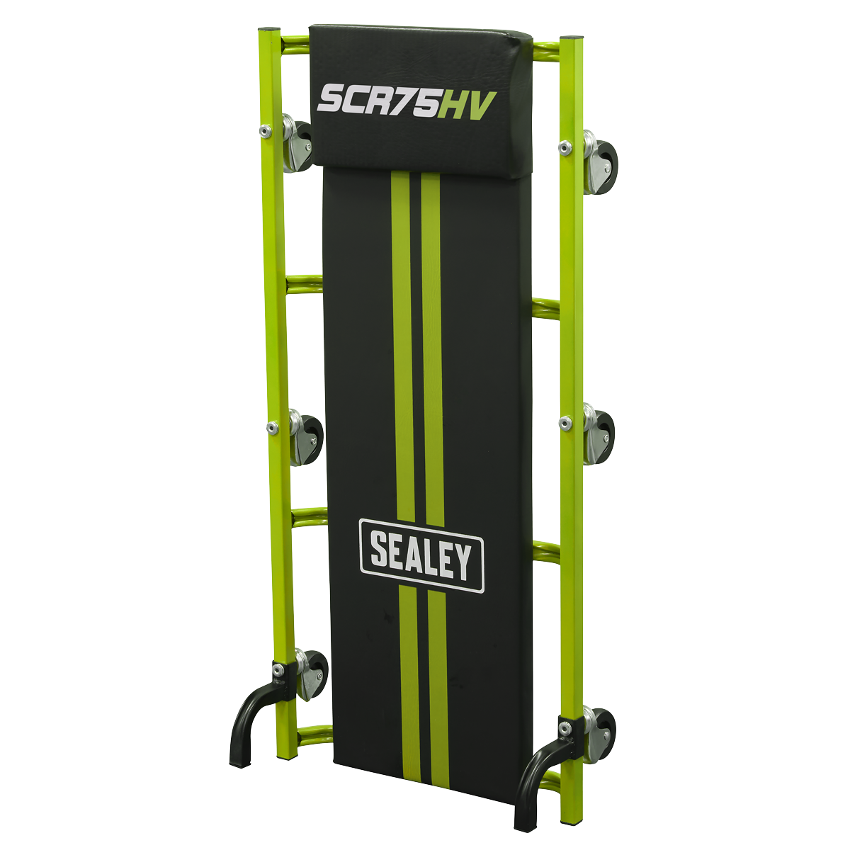 Sealey SCR75HV 36" Deluxe American-Style Creeper with Steel Frame & 6 Wheels - Hi-Vis