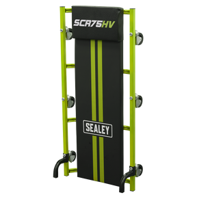 Sealey SCR75HV 36" Deluxe American-Style Creeper with Steel Frame & 6 Wheels - Hi-Vis