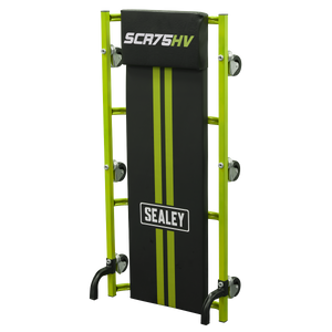 Sealey SCR75HV 36" Deluxe American-Style Creeper with Steel Frame & 6 Wheels - Hi-Vis