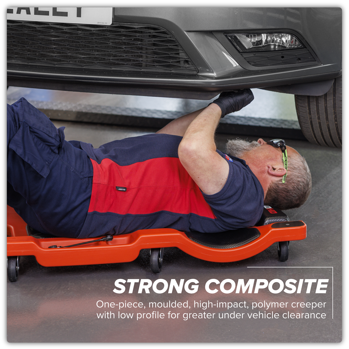 Sealey SCR80HD Composite Padded Creeper with 6 Wheels - additional view 6