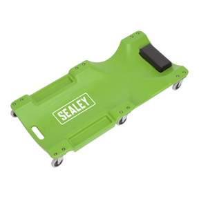 Sealey SCR80HV Composite Creeper with 6 Wheels - Hi-Vis Green