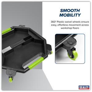 Sealey SCR86HV Creeper Tool Tray - Green - additional view 3
