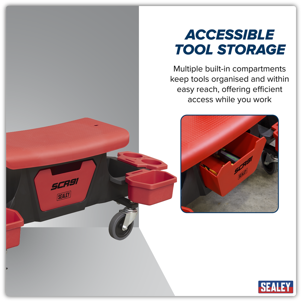 Sealey SCR91 Mechanic's Detailing Utility Seat - additional view 8