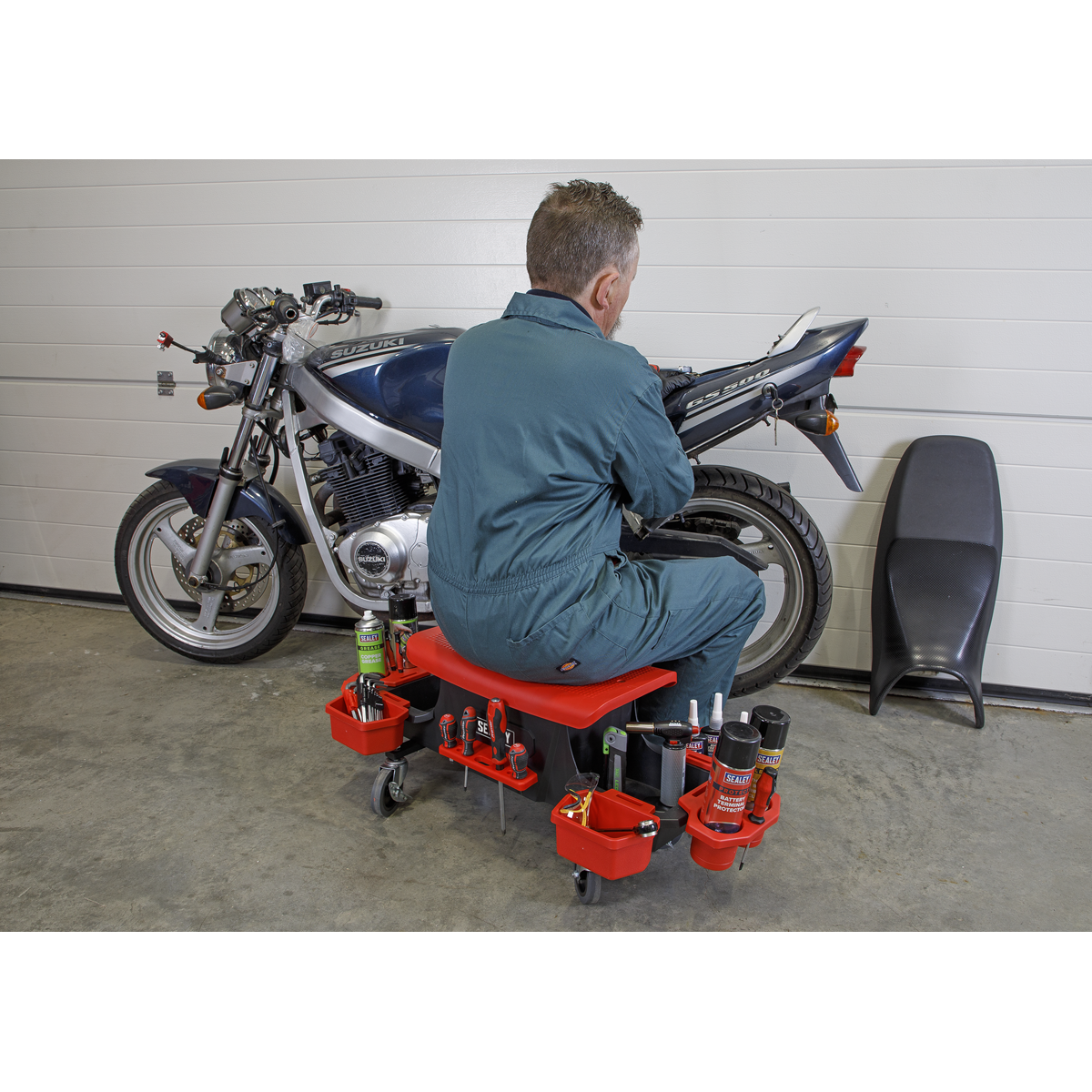 Sealey SCR91 Mechanic's Detailing Utility Seat - additional view 7