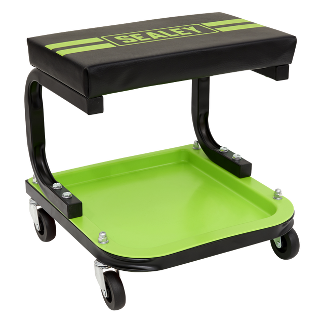 Sealey SCR9HV Mechanic's Utility Seat - Green