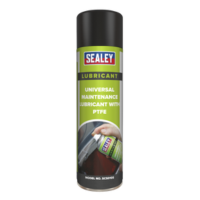 Sealey SCS010 Universal Maintenance Lubricant with PTFE 500ml - Pack of 6
