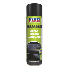 Sealey SCS012 Clear Grease Lubricant 500ml - Pack of 6