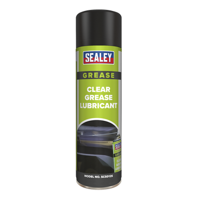 Sealey SCS012 Clear Grease Lubricant 500ml - Pack of 6