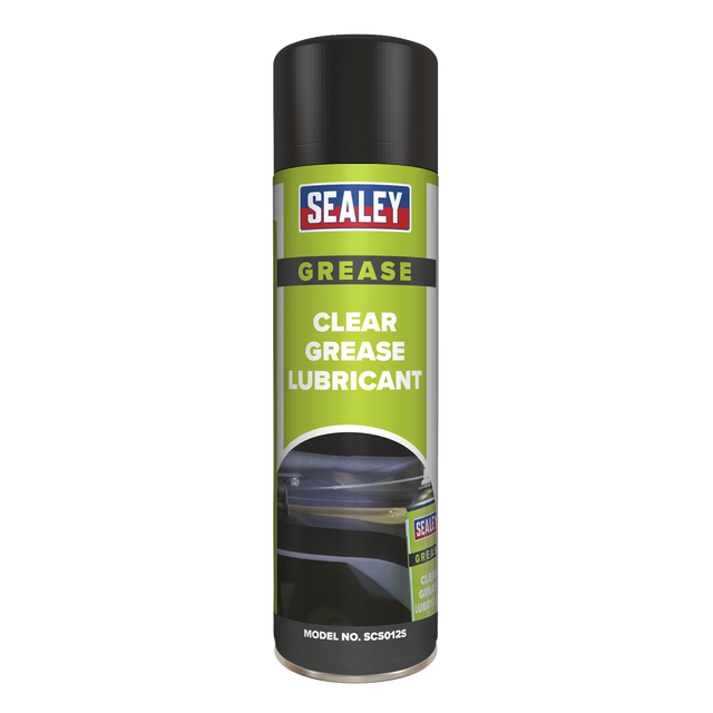 Sealey SCS012 Clear Grease Lubricant 500ml - Pack of 6