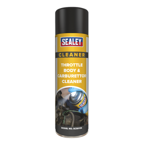 Sealey SCS013 Throttle Body & Carburettor Cleaner 500ml - Pack of 6