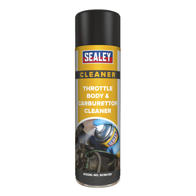 Sealey SCS013 Throttle Body & Carburettor Cleaner 500ml - Pack of 6