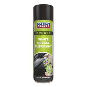 Sealey SCS014 White Grease Lubricant 500ml - Pack of 6