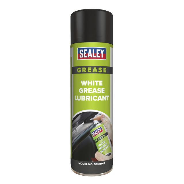 Sealey SCS014 White Grease Lubricant 500ml - Pack of 6