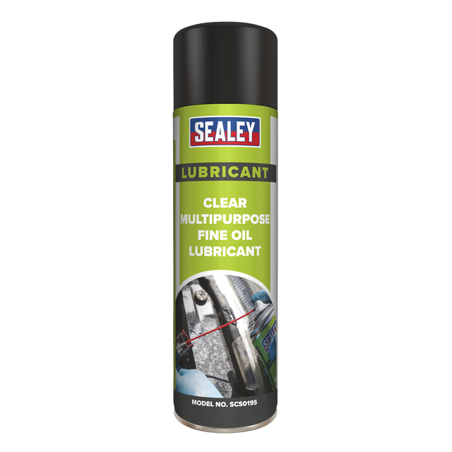Sealey SCS019S Clear Multipurpose Fine Oil Lubricant 500ml
