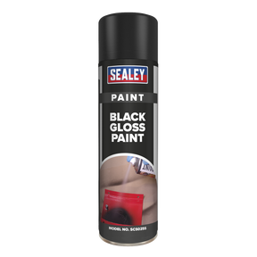 Sealey SCS025S Gloss Paint 500ml - Black
