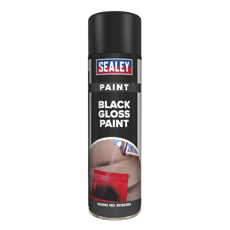 Sealey SCS025S Gloss Paint 500ml - Black