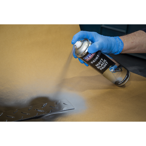 Sealey SCS026S Matt Paint 500ml - Black - additional view 3