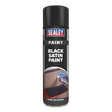 Sealey SCS028S Satin Paint 500ml - Black