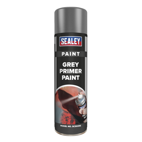 Sealey SCS029S Primer Paint 500ml - Grey