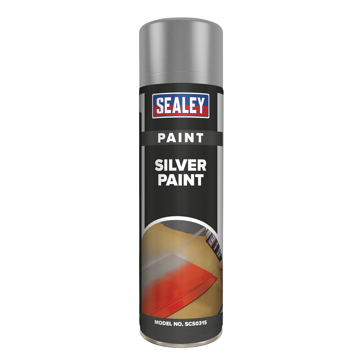 Sealey SCS031S Paint 500ml - Silver