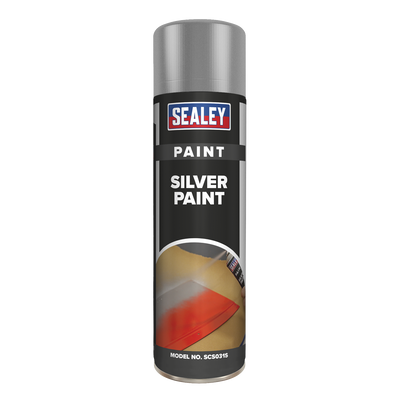 Sealey SCS031S Paint 500ml - Silver