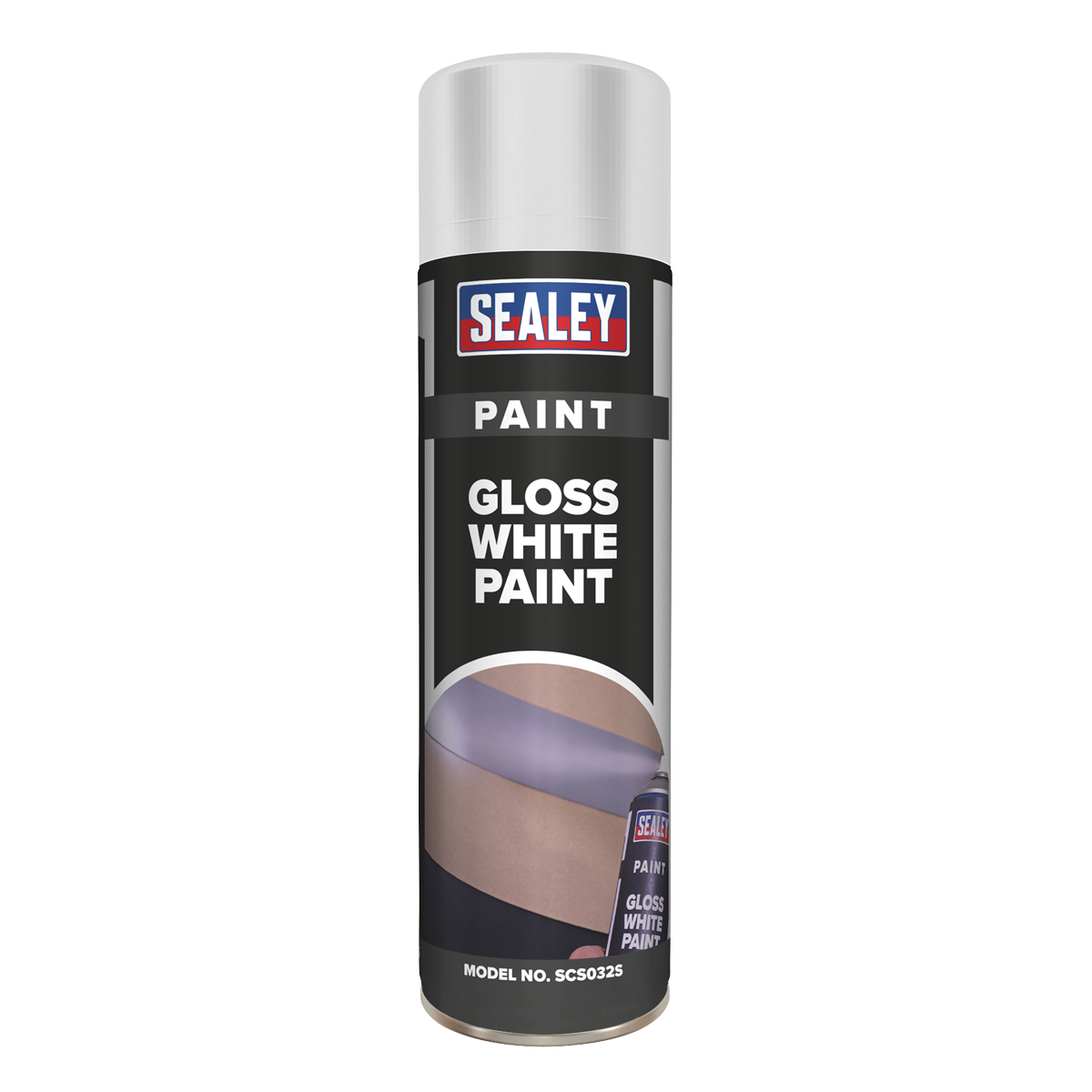 Sealey SCS032S Gloss Paint 500ml - White