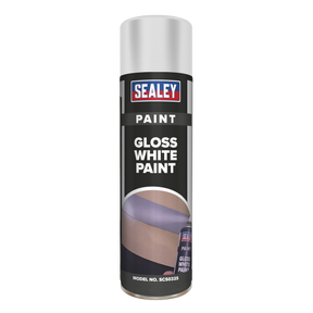 Sealey SCS032S Gloss Paint 500ml - White