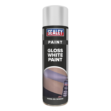 Sealey SCS032S Gloss Paint 500ml - White