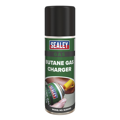 Sealey SCS035 Butane Gas Refill 200ml - Pack of 6