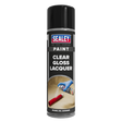 Sealey SCS065S Gloss Lacquer 500ml - Clear