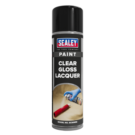 Sealey SCS065S Gloss Lacquer 500ml - Clear